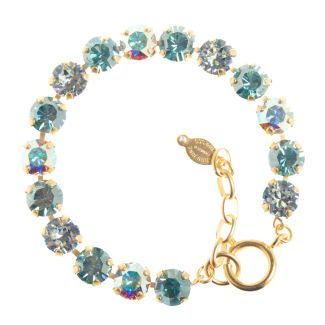 Catherine Popesco Crystal Tennis Bracelet - Fountain Combo LV-1652BG-COM-FOUN