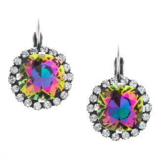 YPMCO 12mm Crystal Electra Earrings - Dramatically Brilliant